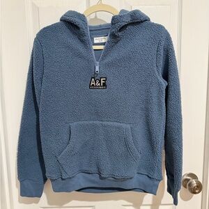 Abercrombie Kids Gray Sherpa Pullover